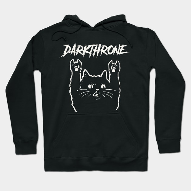 darkthrone metal cat Hoodie by bubur ayam